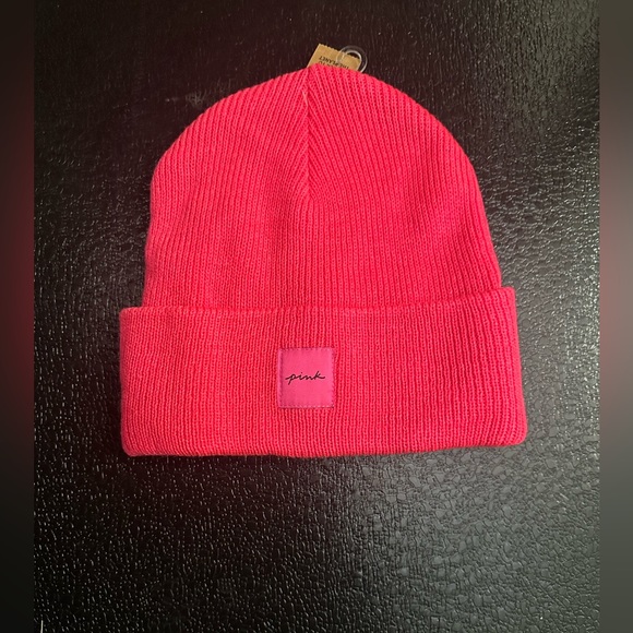 ‼️SALE‼️ Brand New PINK Ribbed Beanie - Picture 1 of 2